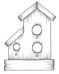 236x298 Birdhouse With Heart And Bow. Sketch Design, Then Paint