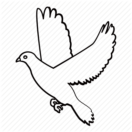 512x512 Bird, Dove, Flight, Peace, Wings Icon Icon Search Engine