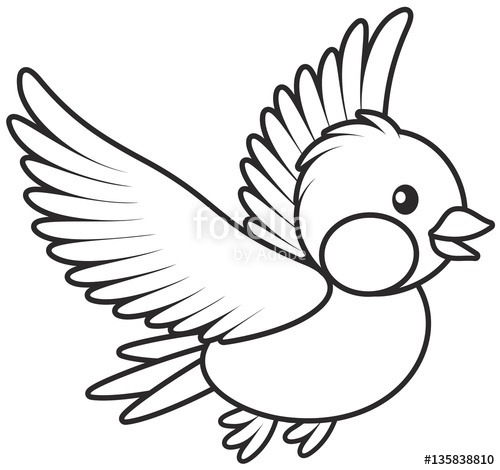 500x470 Small Bird Flying Stock Image And Royalty Free Vector Files
