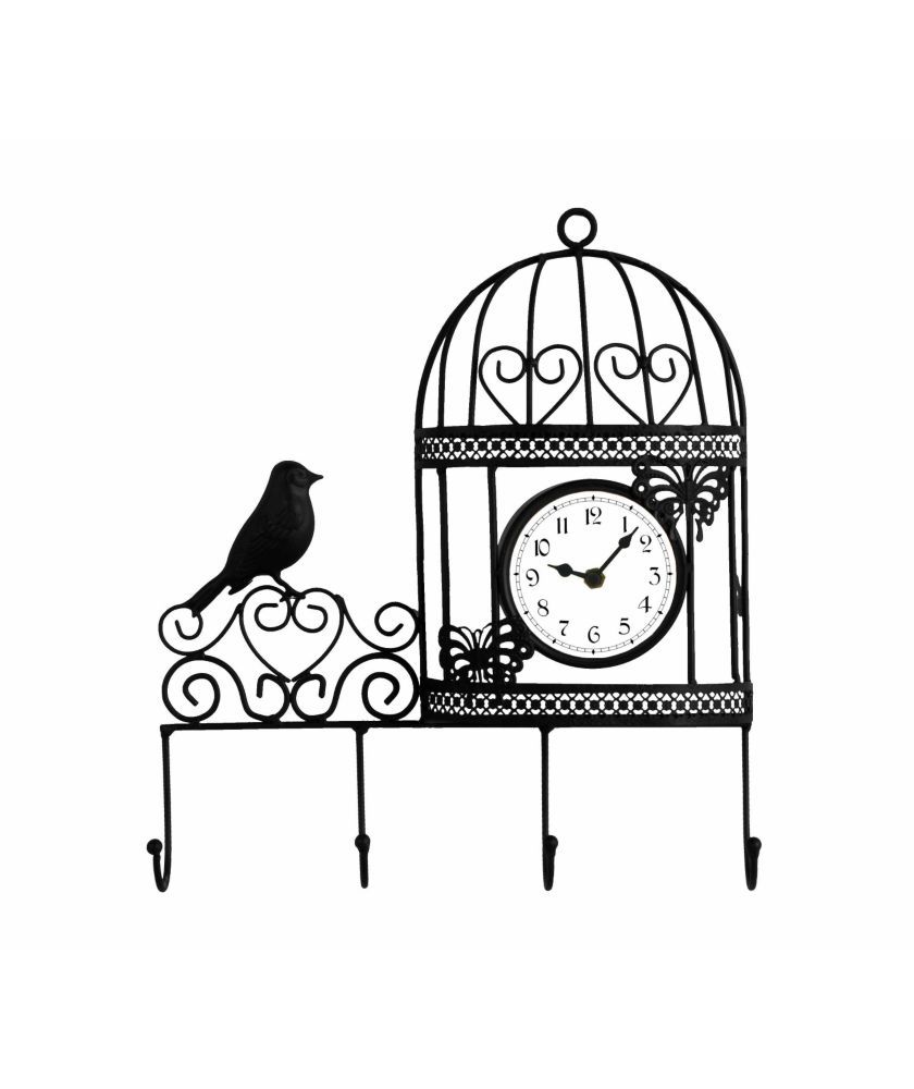 840x1000 Buy Decorative Wall Mounted Bird Cage Wall Clock And Coat Hanger