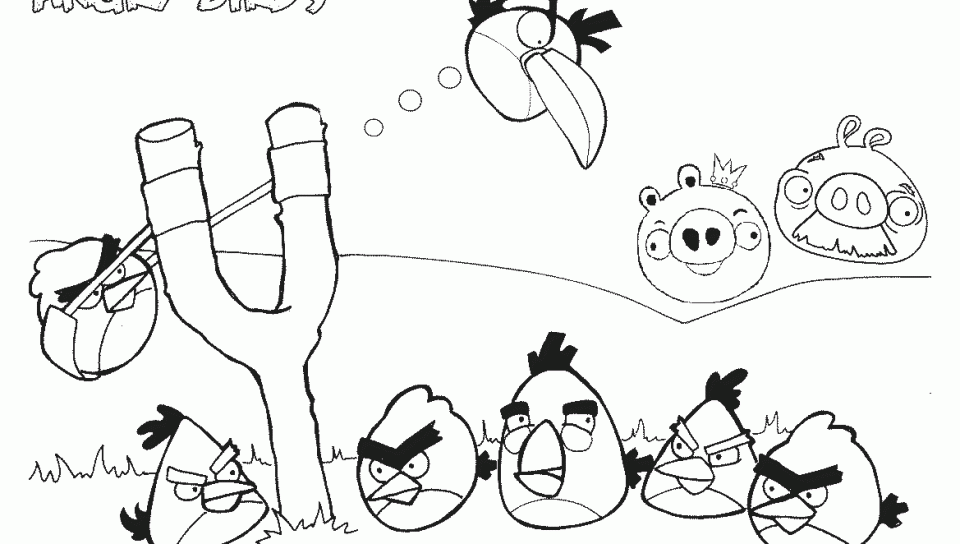 960x544 Angrys Coloring Books Colouring Pages Angry Birds Epic For Kids