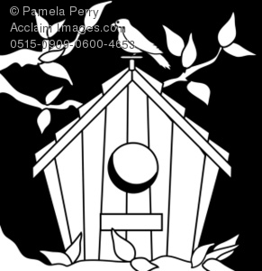 291x300 Birdhouse Royalty Free Clip Art Picture