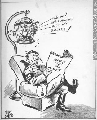 313x385 M965.199.3429 Only A Bird In A Gilded Cage. Drawing, Cartoon