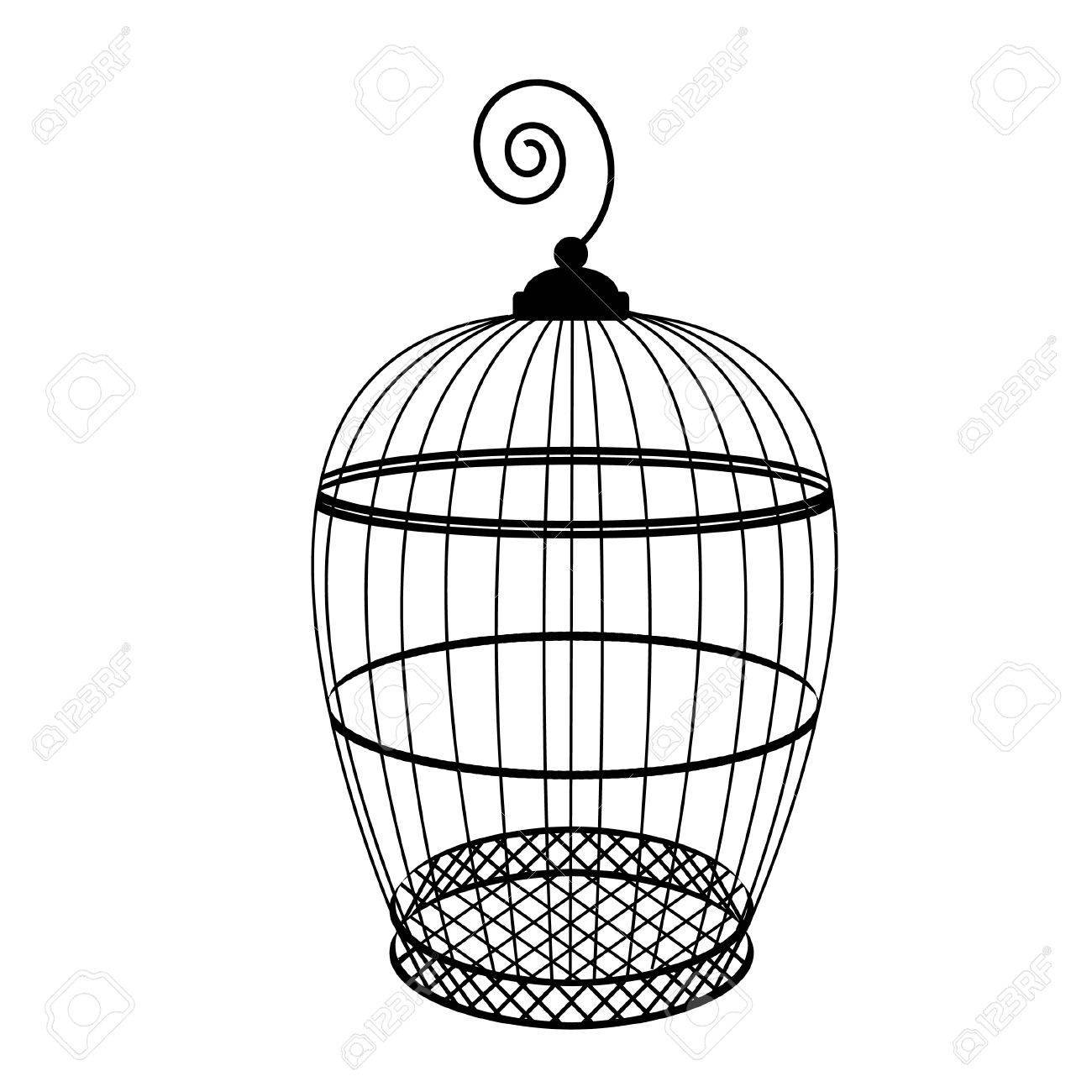 1300x1300 Creative Download Free Vintage Bird Cage Clip Art Image Free
