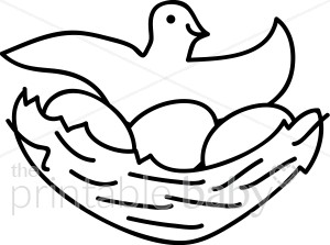 300x223 Bird In Nest Clipart Bird Clipart