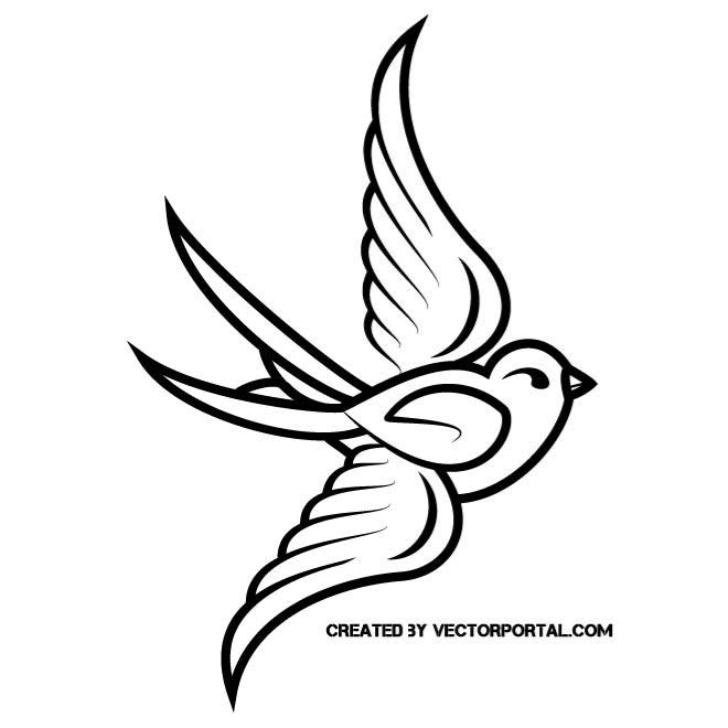 660x660 Bird Clip Art Vector