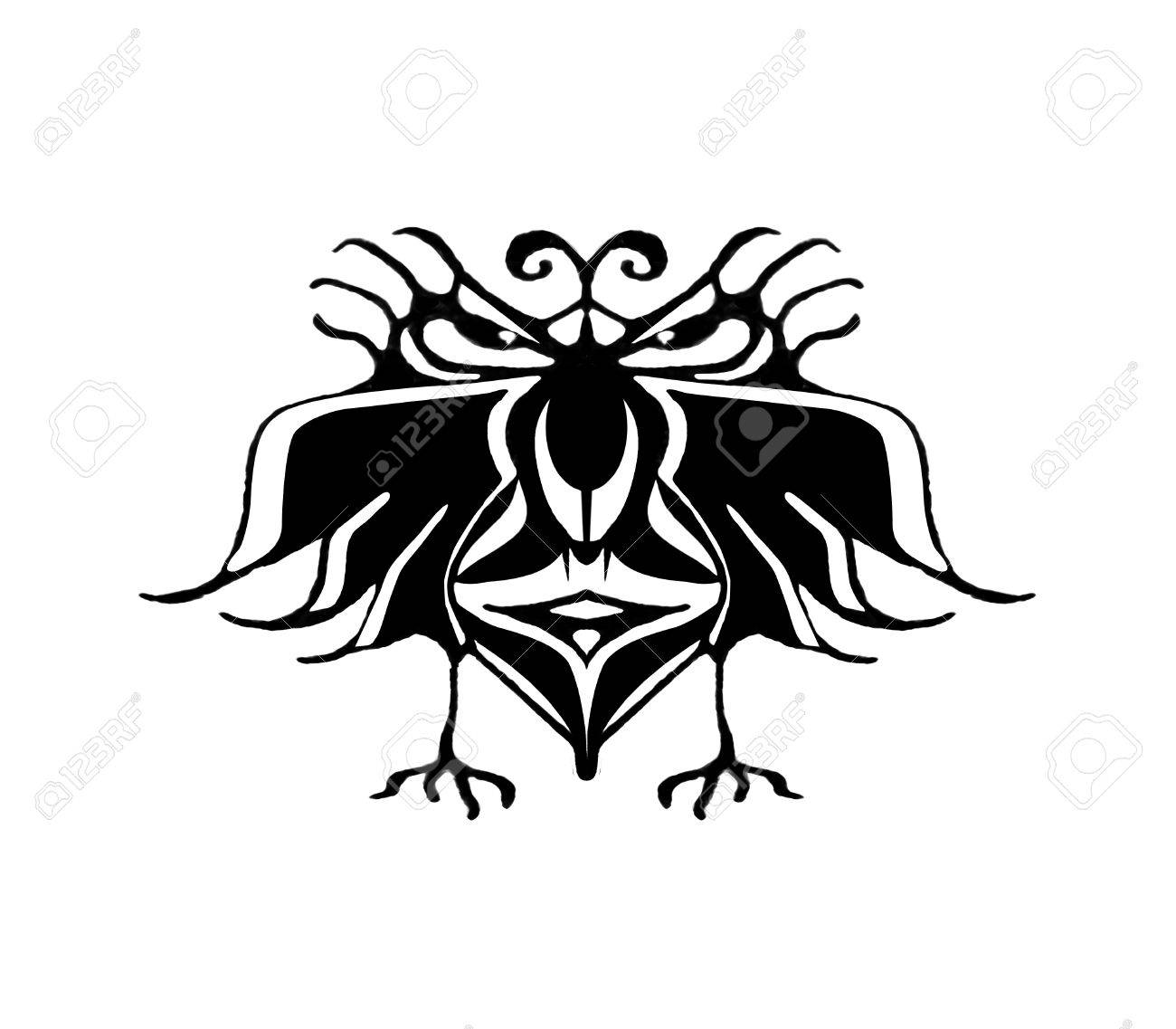 1300x1137 Black And White Pencil Drawing Technique Fantasy Bird With Angry