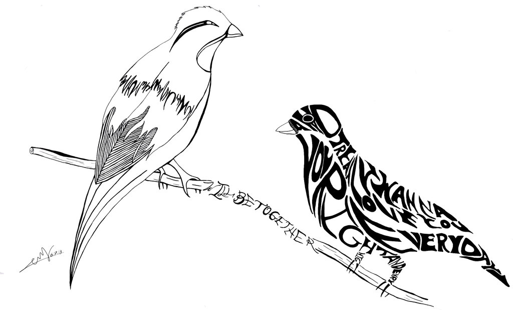 1024x618 Two Sparrows By Arafelshadow