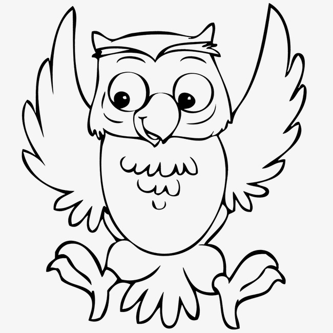 650x650 Flying Owl, Owl, Birds, Stick Figure Png Image For Free Download