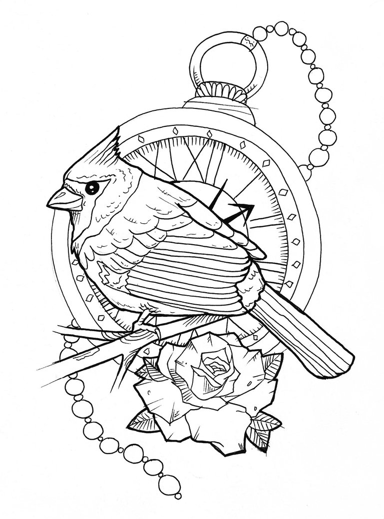 769x1039 Bird Tattoo By Marymarylp