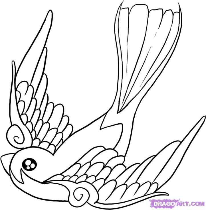 722x737 Birds Tattoos For You Swallow Bird Tattoo Designs