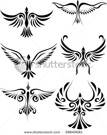 373x470 Drawn Sparrow Tribal