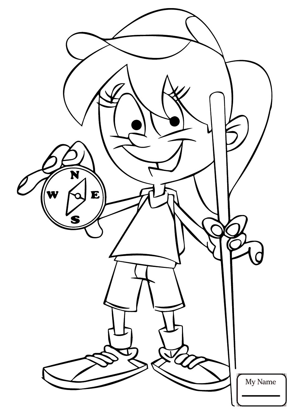 937x1326 Activities Bird Watching Hiking Camping Coloring Pages