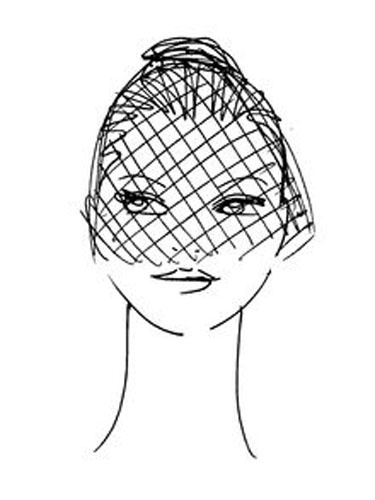 375x500 Birdcage Sketch Bridal Illustrations Sketches