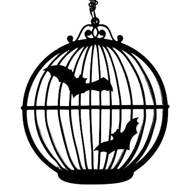 376x376 Curiology Gothic Jewellery, Bats The Birdcage Necklace [Bats