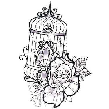 375x375 Tribal Bear Tattoo Design