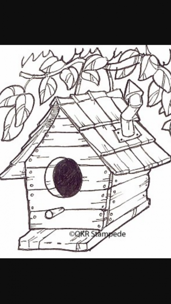 562x1000 Birdhouse Garden Logo Design