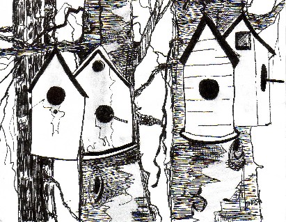 411x319 Ink Sketches