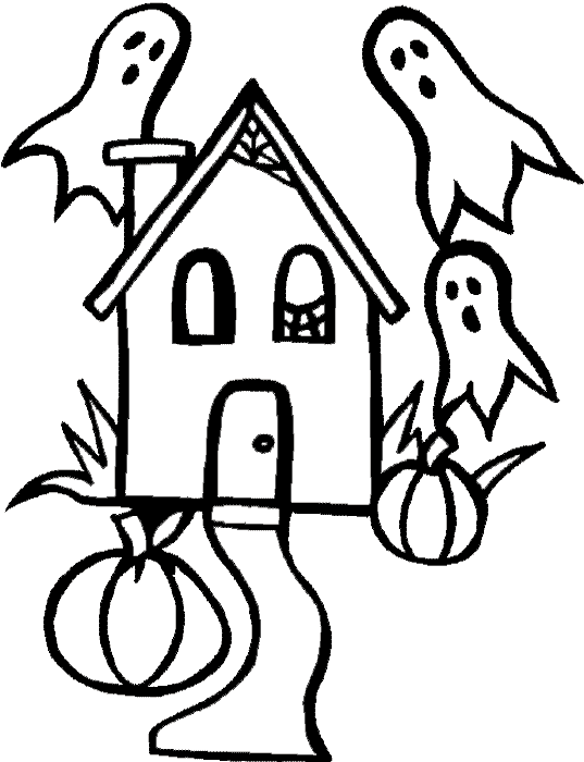537x700 Halloween Ghost Coloring 2