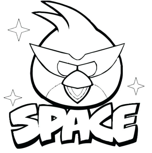 596x600 Free Angry Birds Space Coloring Pages To Print