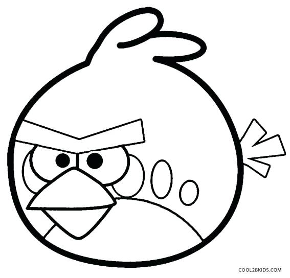 567x544 Angry Birds Coloring Pages For Kids Printable