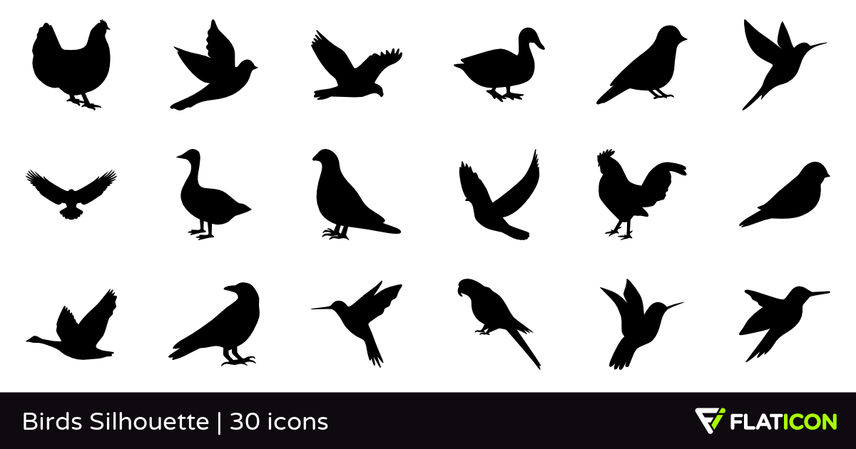 1200x630 Birds Silhouette 30 Free Icons (Svg, Eps, Psd, Png Files)