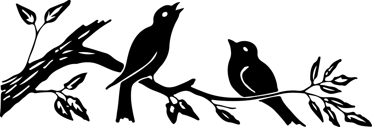 1500x512 Silhouette Images Birds On Branch