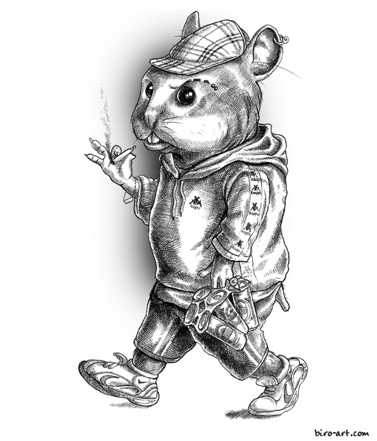 550x644 Animals Biro Art