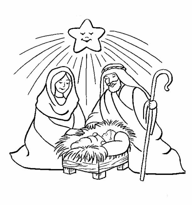 612x654 Jesus Birth Drawing Jesus Birth Images For Drawing