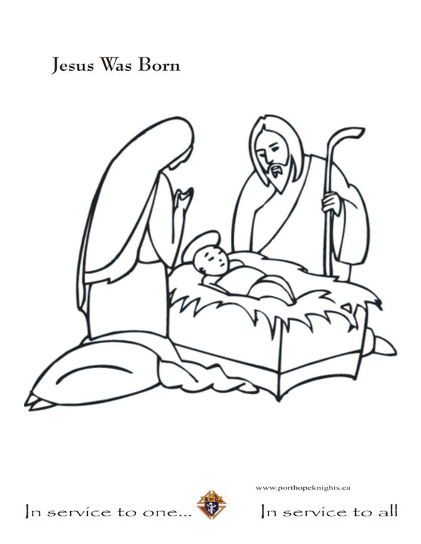 Birth Of Jesus Drawing at GetDrawings | Free download