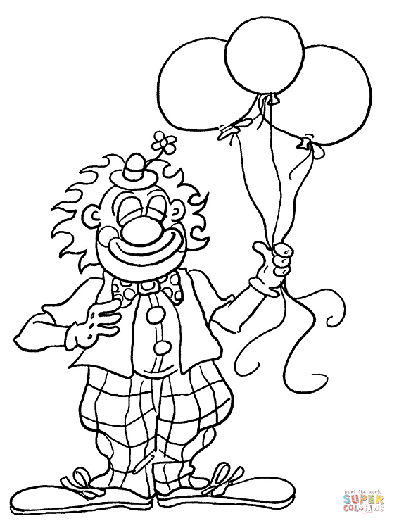 567x750 Balloon Coloring Pages Free Printable Pictures