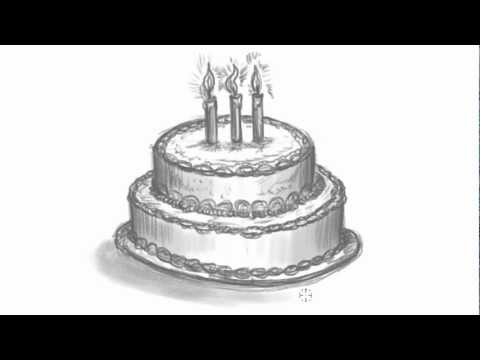 480x360 How To Draw A Birthday Cake