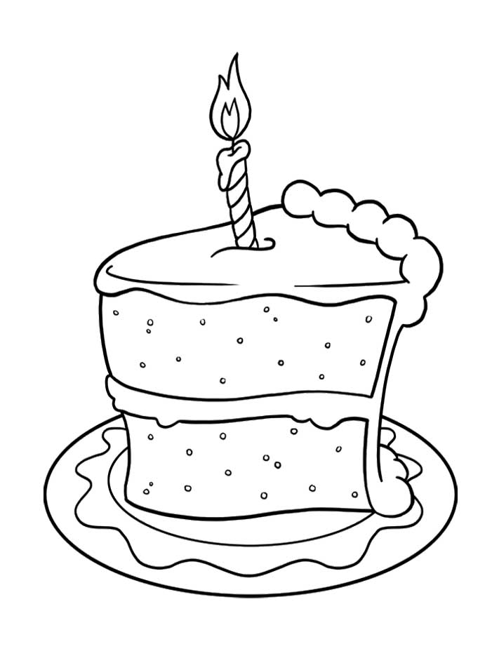 701x948 Birthday Cake Coloring Pages For Kids Many Interesting Cliparts