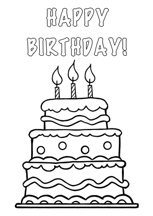 Birthday Cake Pencil Drawing at GetDrawings | Free download