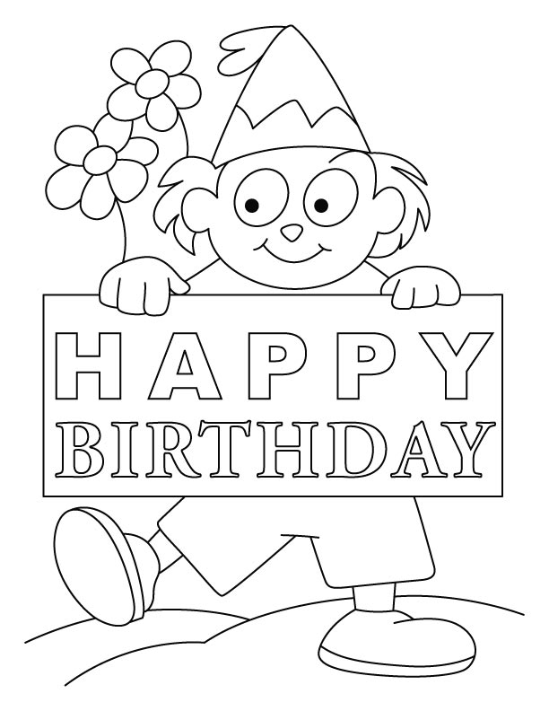 612x792 Trend Coloring Page Birthday Card Cool Book Ga
