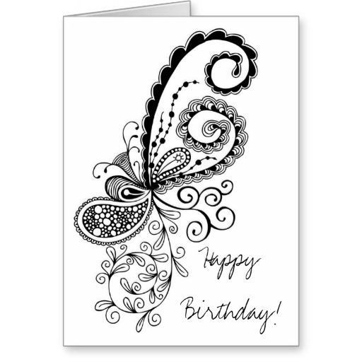 Birthday Card Drawing at GetDrawings | Free download