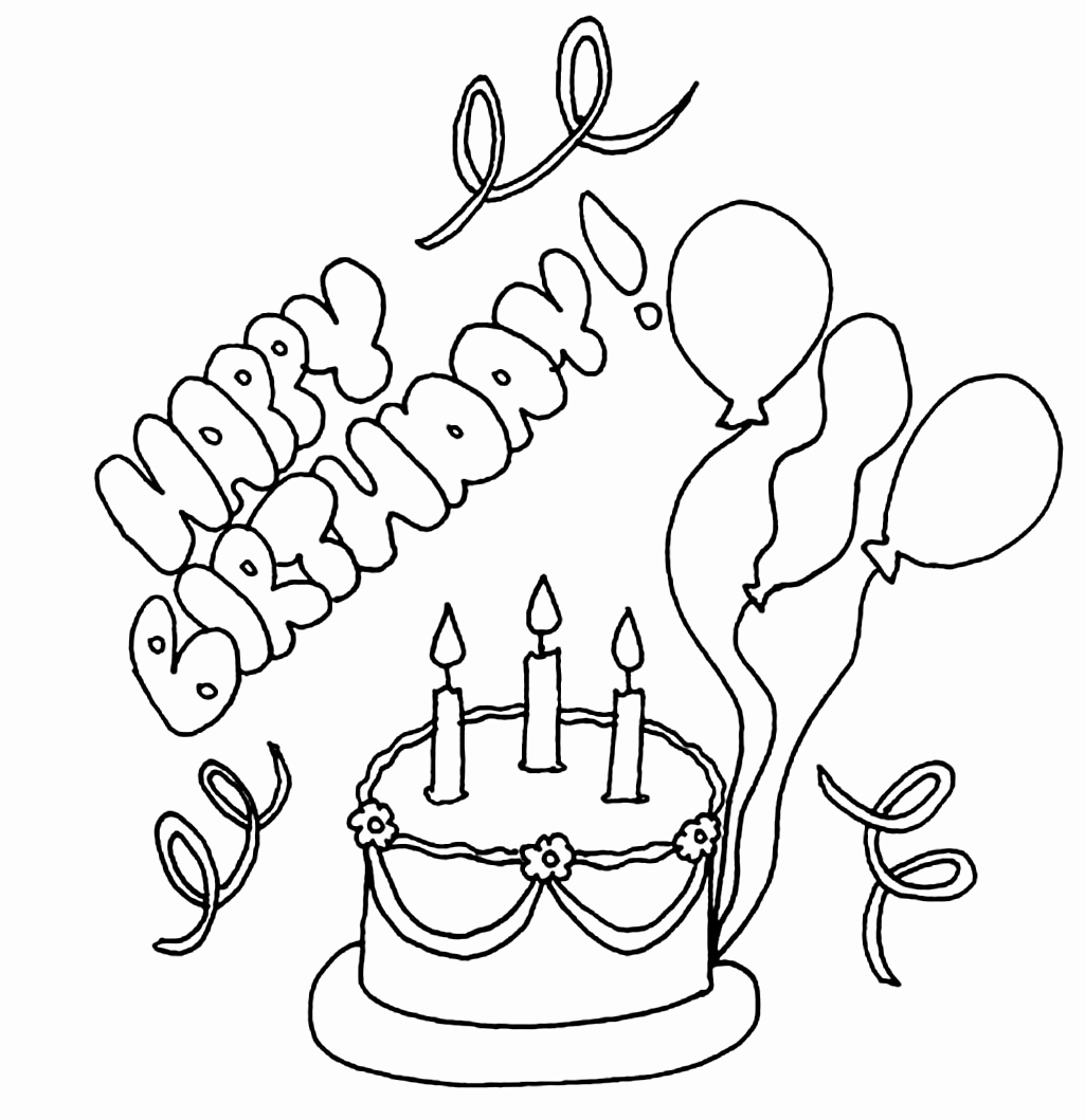 1025x1059 How To Draw Happy Birthday Card Luxury 10 Things To Draw