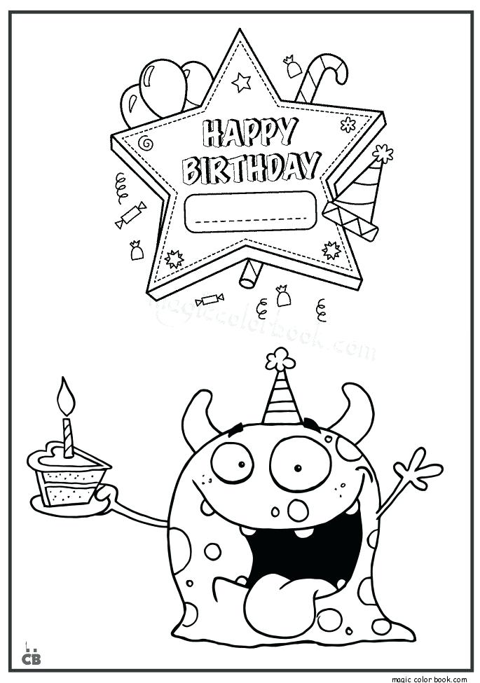 685x975 Birthday Coloring Cards Genesisar.co