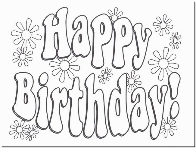 651x491 Best Of Printable Coloring Birthday Cards Photograph Best