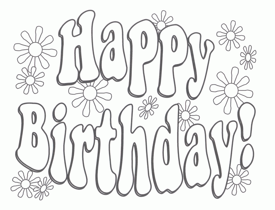 940x720 Birthday Balloon Coloring Pages Pictures Imagixs Thingkid 24802