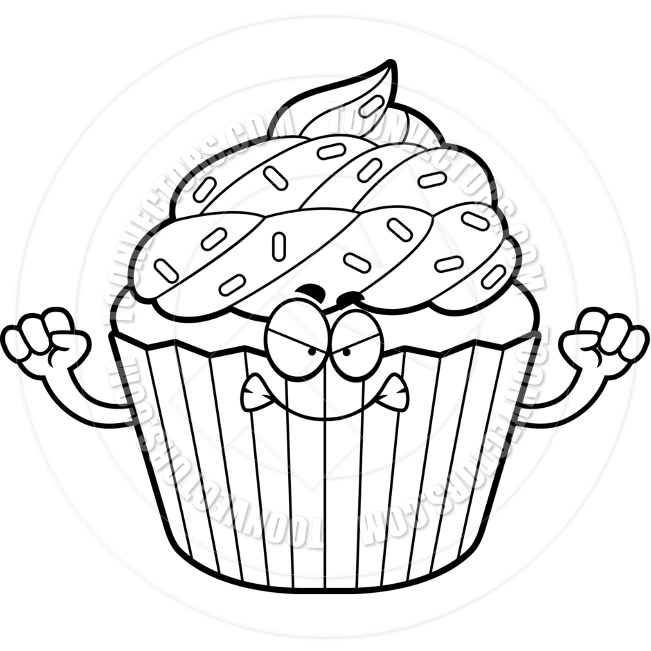 940x940 Birthday Cupcakes Clipart Black And White Clipart Panda