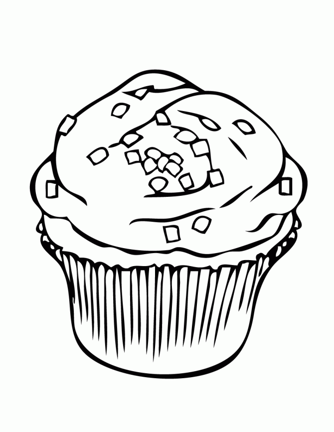670x867 Free Printable Cupcake Coloring Pages For Kids