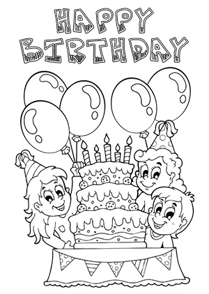 Birthday Drawing at GetDrawings | Free download