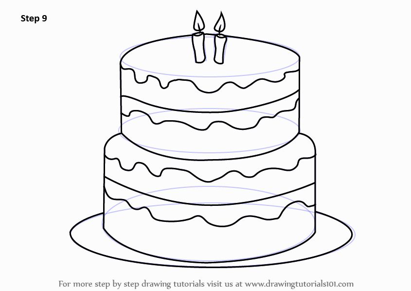 845x598 Awesome Birthday Cake Coloring Page Ideas Best Birthday Quotes