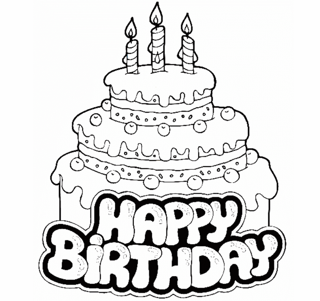 1024x961 Birthday Coloring Birthday Cake Creative Ideas