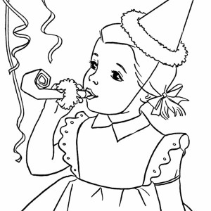 Birthday Girl Drawing at GetDrawings | Free download