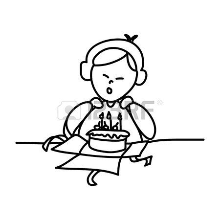 450x450 Hand Drawing Cartoon Happy Birthday Royalty Free Cliparts, Vectors