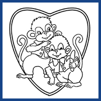 200x200 Birthday Coloring Pages