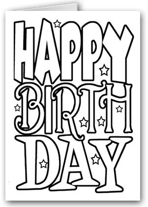 301x420 Happy Birthday Kid Set Of Coloring Greeting Cards