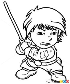 236x283 How To Draw Princess Leya, Chibi Star Wars